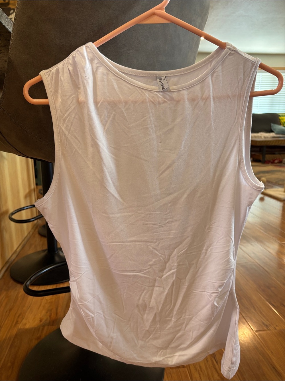 Women's White Sleeveless Tank Top - Lightweight Everyday Essential